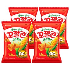 꼬깔콘 고소한맛, 134g, 4개