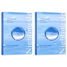 Nightingale ECTO 玻尿酸舒緩面膜 135ml, 2個