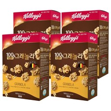 Kellogg's 家樂氏 比利時產原味纖穀脆, 900g, 4盒