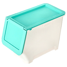 KEYWAY 聯府 前開式整理箱 LV600-1 30L 3個, 藍色, 1組