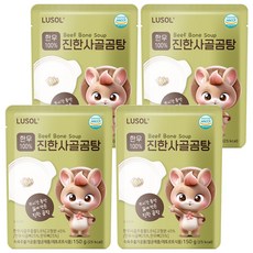 LUSOL 韓牛濃郁牛骨湯, 牛骨湯口味, 4個