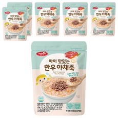 베베스트 아이 맛있는 한우 야채죽, 소고기, 6개, 150g