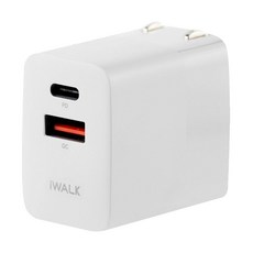 Iwalk Battery 30W方塊酥閃充快充頭 ADL027 43 x 39 x 28cm, 28mm, 珍珠白, 1個