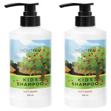 몽프라 키즈 샴푸 스윗메모리, 2개, 500ml