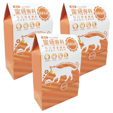 寵研專科 貓用每日營養補給，含魚腥草萃取、葉黃素、胡蘿蔔素、山桑子, 護眼保健, 30包, 3盒