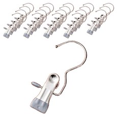 Black Cherry 不鏽鋼掛鉤夾, 灰色, 20個