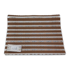 百貨 King 彩色闌珊腳踏墊 100% PVC 浴室防滑墊, 60 x 40cm, 咖啡色, 1個