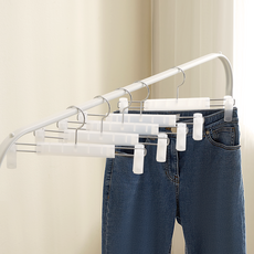 見墨褲衣架防滑裙夾高品質衣架, 透明優質褲架, 20個
