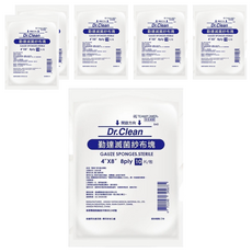 勤達 醫用滅菌紗布 8P 8 x 4吋, 6包, 10片