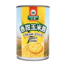 CROWN 克隆 香甜玉米醬 CREAM STYLE, 410g, 24罐