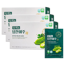지비엠에스 국내산 유기농 당찬 여주즙, 1.8L, 3개
