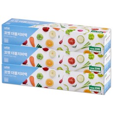 comet 雙層夾鏈袋, 20入, 3個, 特大型