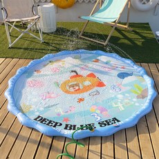 Swiss Fit 兒童數字遊戲噴泉池, 藍色, 1個