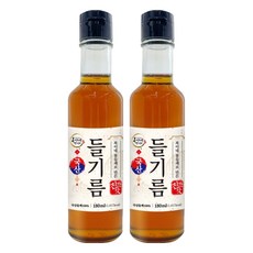 복이네먹거리 통들깨로 만든 진한맛 국산 들기름, 180ml, 2개