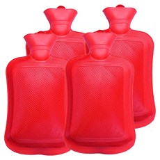 Chaeom矽膠冷熱敷袋 紅色 1L, 4個