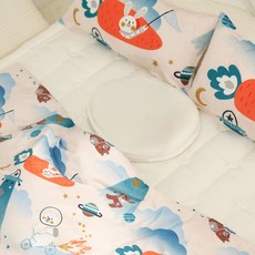 lolbaby 嬰兒竹纖維敏感護理3D網布枕頭, 太空旅行