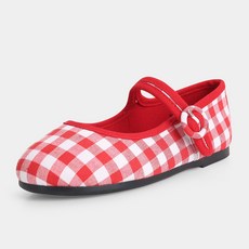SHOOPEN KIDS 格紋瑪瑯瑪麗珍女童鞋 VKST78S3M