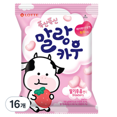 LOTTE 樂天 Malang Cow草莓, 158g, 16個