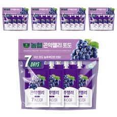 농협식품 곤약젤리 포도, 150g, 35개