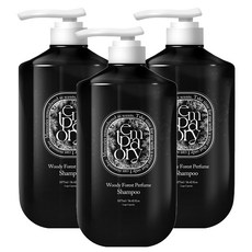 템포러리 퍼퓸 샴푸 우디 포레스트향, 1.077L, 3개