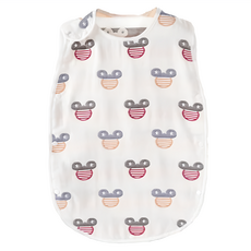 OhBabyLying 六層紗大防踢被 100%純棉 適合2-7歲 四季薄款, 深色MG