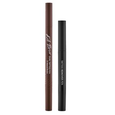 CLIO 珂莉奧 Kill Brow 雙頭刺青筆企劃套組, 01 自然棕, 1個