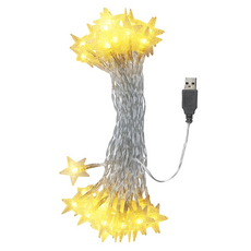 LED造型燈串 雪花燈 電池款 聖誕節ins風, 1個