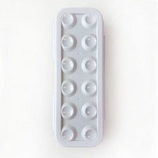 Awesome Goods 密封雞蛋收納盤 12格, 1個, 灰色