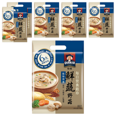 QUAKER 桂格 每日營養穀珍鮮蔬野菇, 25g, 10包, 6袋