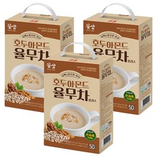 꽃샘 호두아몬드율무차플러스, 18g, 50개입, 3개