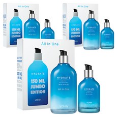 VONIN 多效合一保濕乳液 150ml + 80ml, 3個, Hydrate
