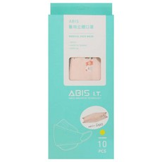 ABIS 醫用口罩 韓式立體 成人, 蜜絲兔派對饗宴, 10片, 1盒