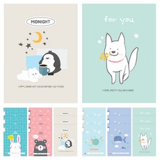 YOUNG ART 小學1-2年級無主題17行筆記本, 隨機出貨, 20入