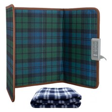 INDUS 碳纖維發熱膜隔板式電暖器, 蘇格蘭格紋, INO-DH15B