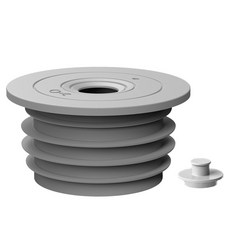 싱크대 베란다 배수구 배관 냄새 차단 막이 마개 실리콘 하수구트랩 60~65mm, 1개