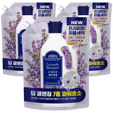 르샤트라1802 세탁세제 라벤더부케 리필, 3개, 1.5L