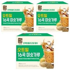 NOKCHAWON 綠茶園 燕麥16穀穀物粉, 3個, 20入, 20g