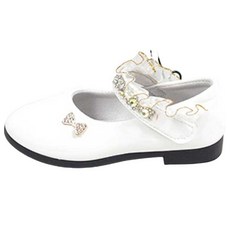 BEBEMARU 女童腳背荷葉邊淑女鞋 9913