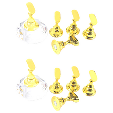 磁吸式美甲甲片展示架組, 透明, 2套