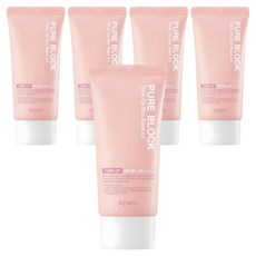 어퓨 퓨어 블록 톤업 선베이스 이엑스 SPF50+ PA+++, 50ml, 5개