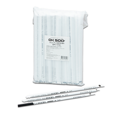 Marihas 可生物降解 PLA 吸管 黑色 6 x 210 mm, 10個, 100入