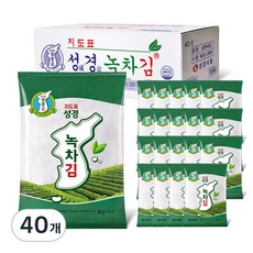 지도표성경 녹차김, 30g, 40개
