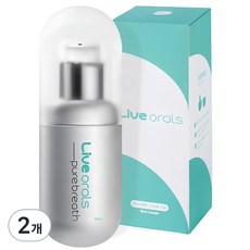 라이브오랄스 퓨어브레스 농축 가글, 50ml, 2개