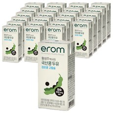 이롬 황성주 박사의 국산콩 두유 검은콩 고칼슘, 190ml, 24개