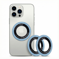 izaccube MagSafe 相容磁吸貼片金屬環, 01 藍色, 3個