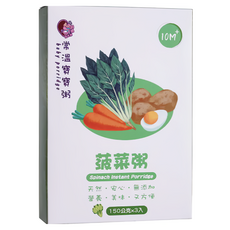 鈞媽御食堂 常溫寶寶粥 含菠菜 10個月以上寶寶適用, 菠菜, 450g, 1盒