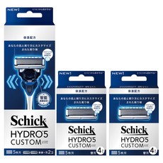 Schick 舒適牌 水次元5 辨型刮鬍刀組 保濕配方, 1組