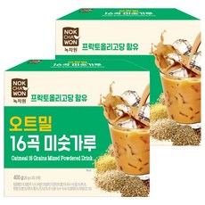 NOKCHAWON 綠茶園 燕麥16穀穀物粉, 2個, 20入, 20g