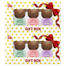 NBBEBE 兒童指甲油, 奶油薄荷 + 奶油粉 + 奶油紫, 2個