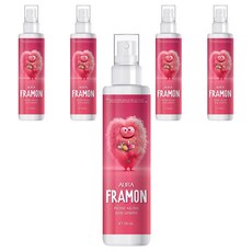 아우라 프라몬 섬유탈취제 로즈머스크 본품, 140ml, 5개